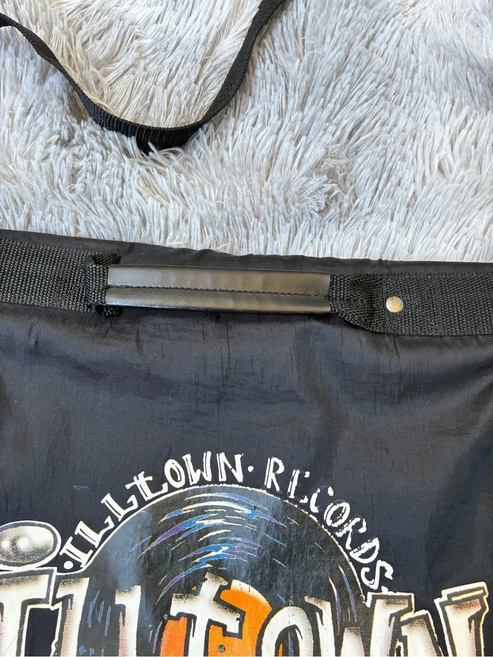 Vintage 90s Illtown Records DJ Record Messenger bag